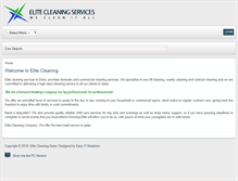 Tablet Screenshot of elitecleaningqatar.com